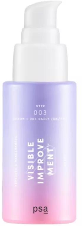 Sérum aux peptides d'amélioration visible de la peau PSA et à la niacinamide 30 ml