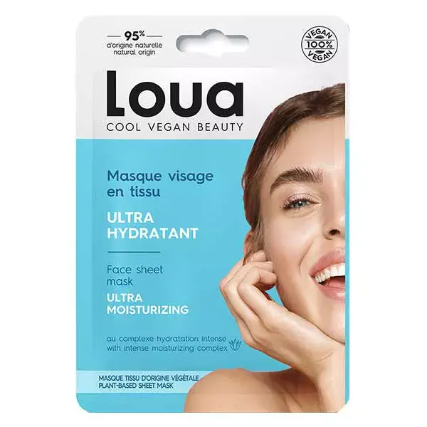 Loua Mascarilla Facial Tejido Ultra-Hidratante 1 unidad