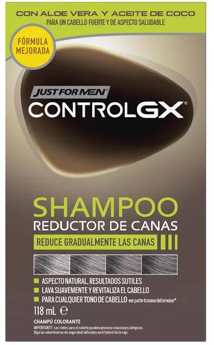 Just For Men Control gX Champô Redutor de cabelo branco 118 ml