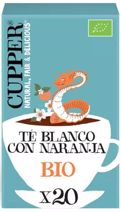 Cupper Té Blanco con Naranja BIO 20 Bolsitas