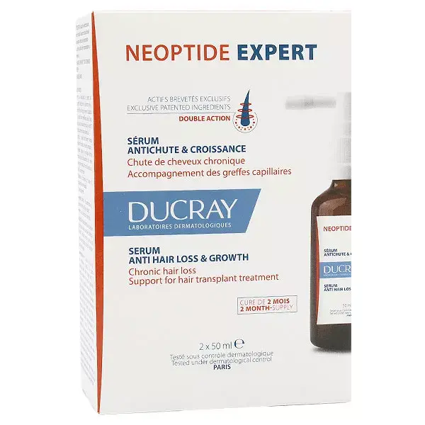 Ducray Néoptide Expert Anti-Hair Loss & Growth Hair Serum Set of 2 x 50ml