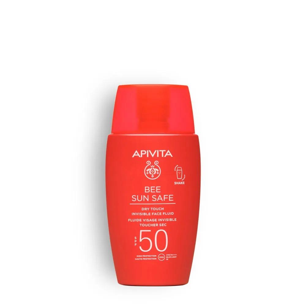 Apivita Bee Sun Safe Dry Touch Fluido Solare SPF50+ 50 ml