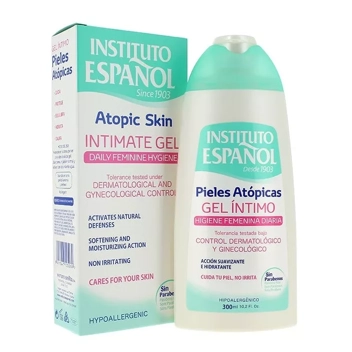Instituto Español Gel Higiene Femenina Íntima para Piel Atópica - 300 ML :  : Salud y cuidado personal
