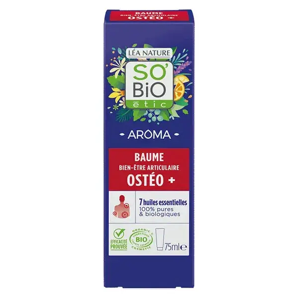 So'Bio Étic Aroma Baume Bien-Être Articulaire Ostéo+ Bio 75ml