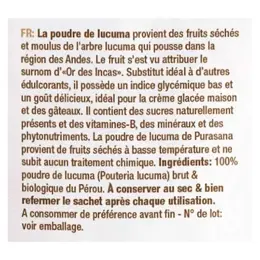 Purasana Lucuma Poudre Bio 200g