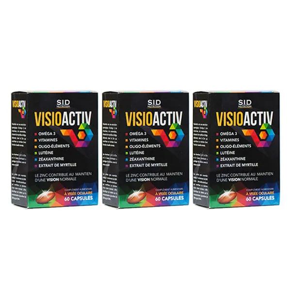 Trio Vision Parfaite VISIOACTIV 60 capsules x3 - Cure de 3 mois | Pas cher