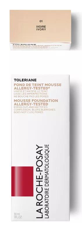 La Roche Posay Toleriane Teint Maquillaje Mousse Matificante SPF20 N01 30 ml