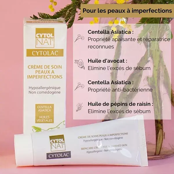 Cytolnat Cytolac Crème de Soin Peaux à Imperfections 50ml
