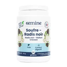 Oemine Soufre Radis Noir 60 gélules