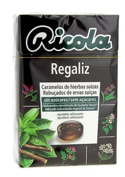 Ricola bonbons de réglisse 50 g de sucre