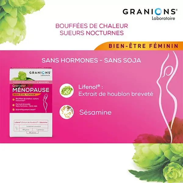 Granions Menopause Menogyn 56 capsules