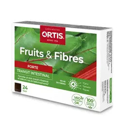 Ortis Transit Intestinal Fruits & Fibres Forte 24 cubes