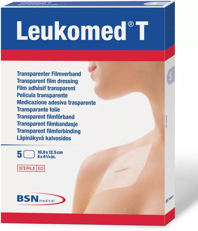 Leukomed T 5 cm x 7,2 cm 5 eenheden