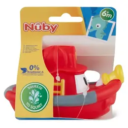 Nuby Jouet de Bain Petit Bateau Rouge +6m