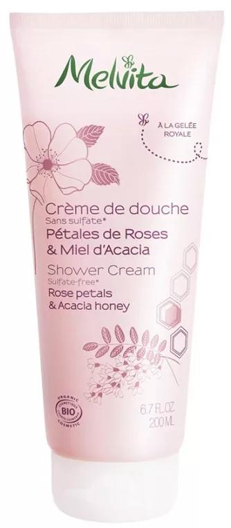 Melvita Roze Douchegel & Acaciahoning 200 ml