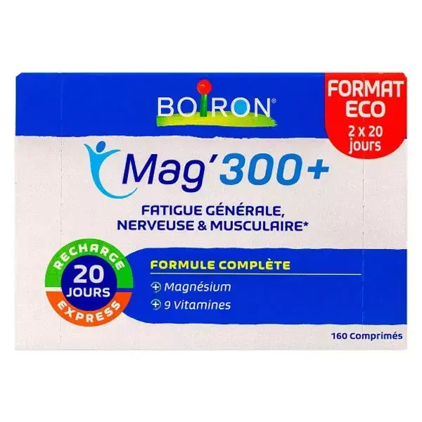 Boiron Mag'300+ 160 comprimés