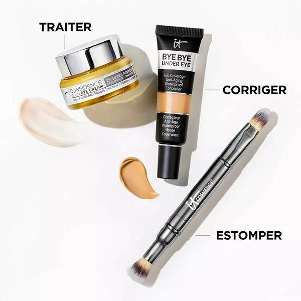 Corrector antiedad para ojeras Bye Bye de IT Cosmetics, n.° 30.5, bronceado, 12 ml