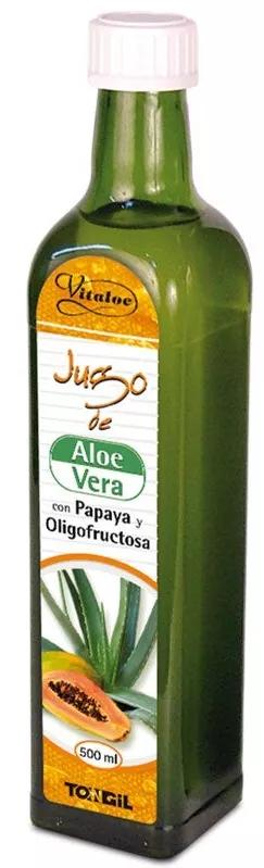 Tongil Vitaloe Juego Aloe Vera con Papaya y Oligofructosa 500 ml