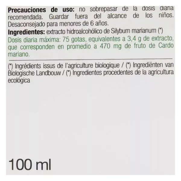 Ladrome Organic Fresh Plant Extract Milk Thistle 100ml