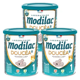 Modilac Doucéa LF+ Latte per lattanti 1a età 820 g - Confezione da 3