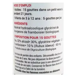 Oemine Macérât Glycériné Framboisier Bio 30ml