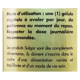 Solgar Vitamine K2 MK-7 100µg 50 gélules végétales