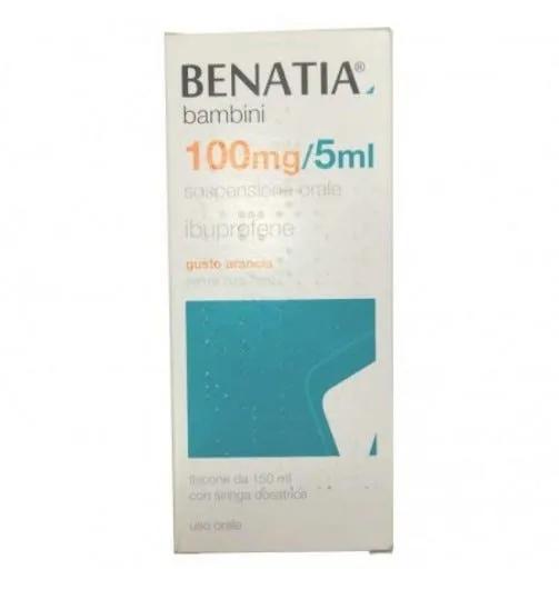 Benatia Bambini Sospensione Orale 100 mg/5 ml Arancia Senza Zucchero 150 ml