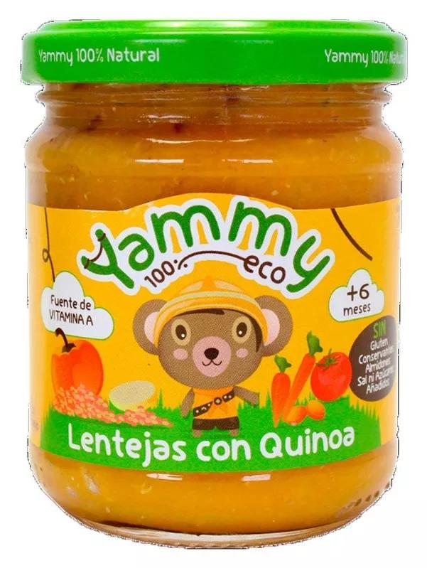 Yammy Refeição de Lentejas com Quinoa 100% Ecológico 195gr