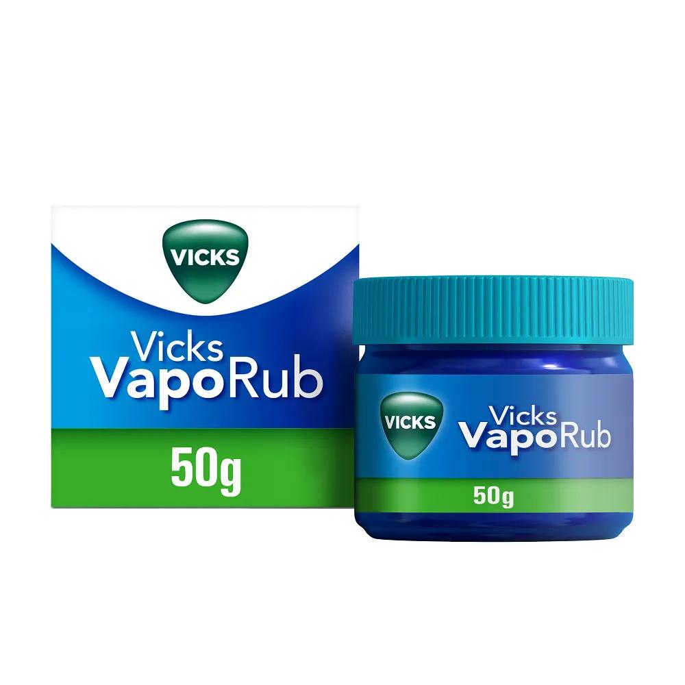 Vicks Vaporub Canfora Unguento per Uso Inalatorio 50 g