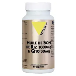 Vit'all+ HUILE DE SON DE RIZ 1000mg + Q10 30mg 60 capsules