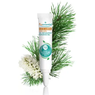 SOS Gel Lèvres Réparateur 10 Huiles Essentielles Puressentiel 5 ml