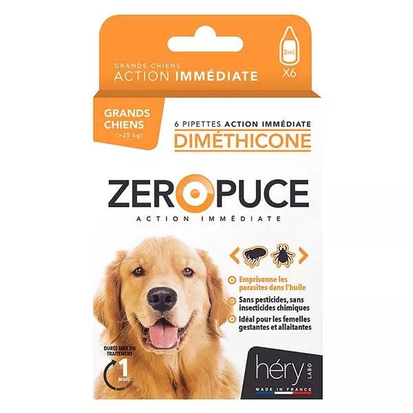 Héry Diméthicone Pipettes Chien Zéro Puce 6X2 | Pas cher