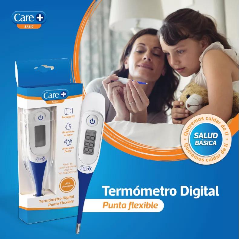 Cuidado+ Termómetro Digital de Ponta Flexível Familiar