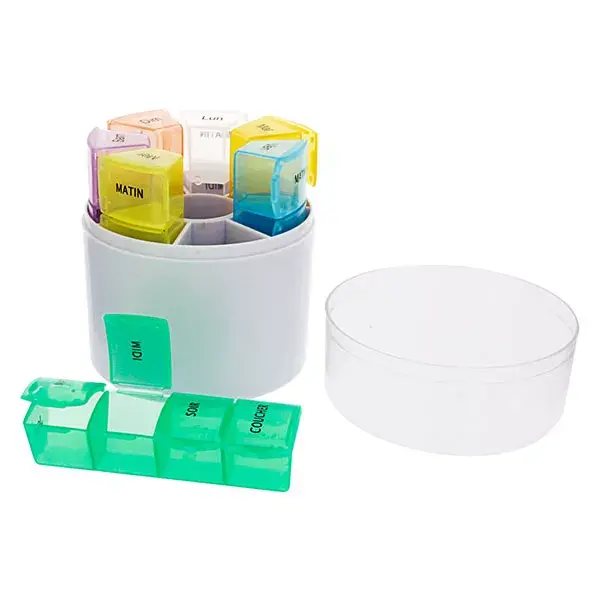 Estipharm Weekly 7 Day Pill Box Round