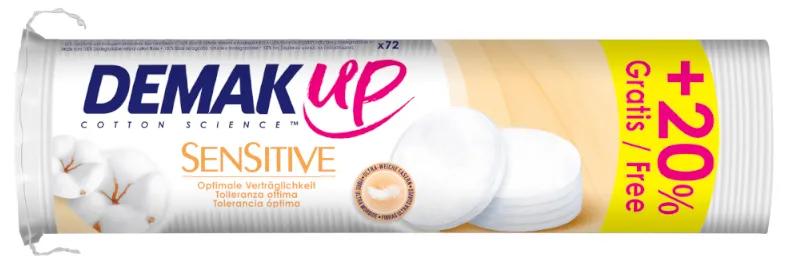 Demak Up Sensitive Make-up Remover Pads 72 stuks