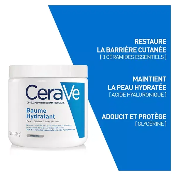 CeraVe Care Moisturizing Balm Face and Body Dry to Very Dry Skin 454g