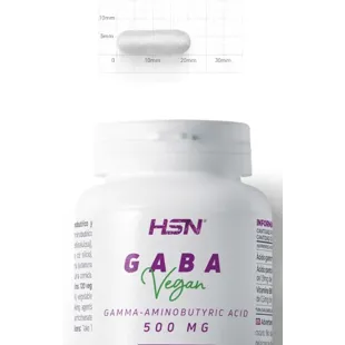 HSN GABA 500mg 120 Vegetable Capsules