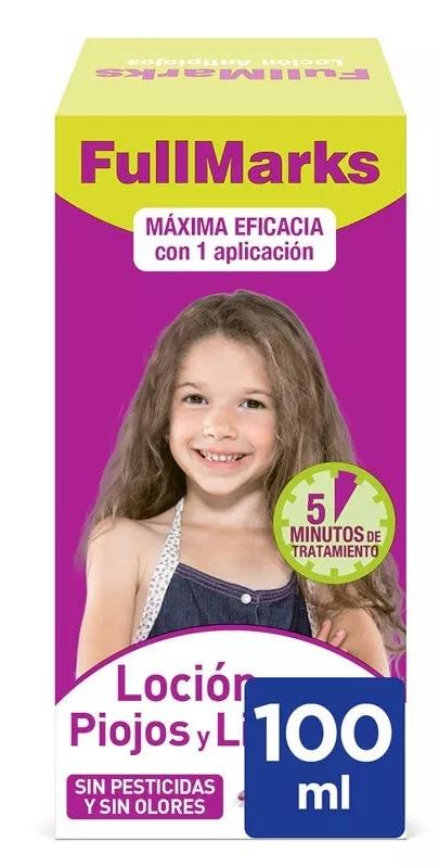 FULLMARKS CHAMPU POST- TRATAMIENTO + LOCION PEDICULICIDA KIT ANTIPIOJOS Y  LIENDRES