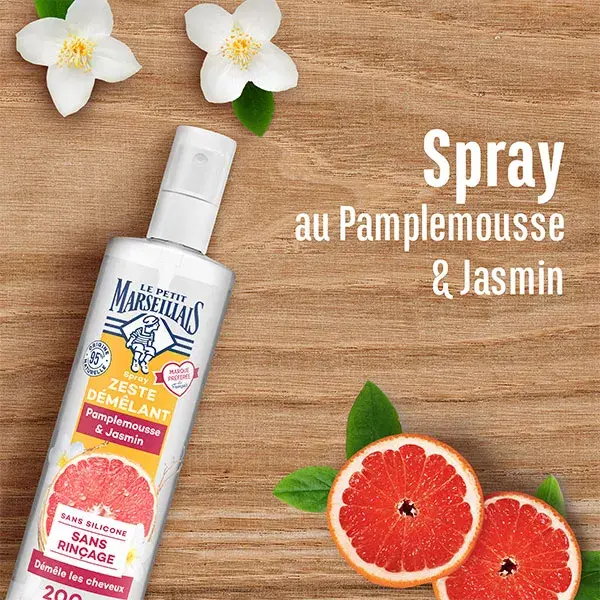 Le Petit Marseillais Spray Zeste Démêlant Pamplemousse & Jasmin 200 ml