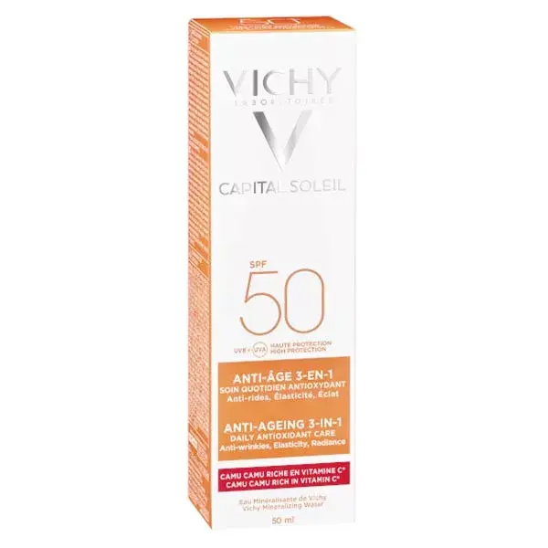Vichy Idéal Soleil Anti-Edad IP50+ Crema 50ml