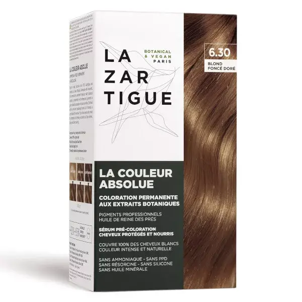 Lazartigue Couleur Absolue Coloration Blond Foncé Doré 6.30