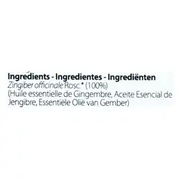 Pranarom Huile Essentielle Bio Gingembre 5ml