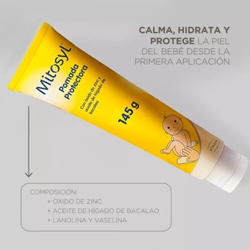 Mitosyl - Crema pañal noche - Pasta lassar 45 g - Previene las