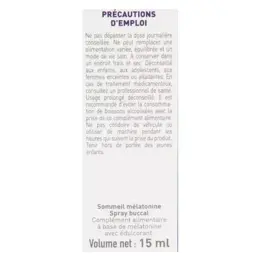 Juvamine Sommeil Mélatonine Spray Buccal 15ml 