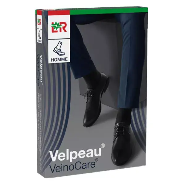 Velpeau Veinocare Homme Chaussette Classe 2 Taille S Marine