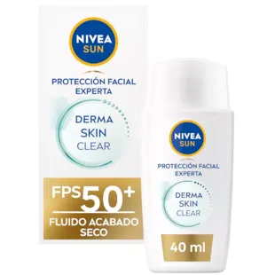 Nivea Sun UV Facial Protection Derma Skin Clear SPF50+ 40 ml