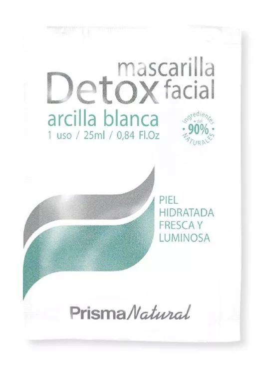 Prisma Natural Máscara Facial detox Argila Branca 25ml