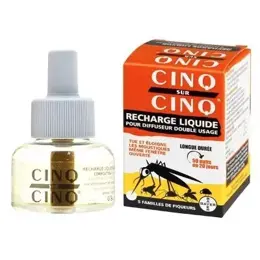 Cinq sur Cinq Recharge liquide pour diffuseur double usage