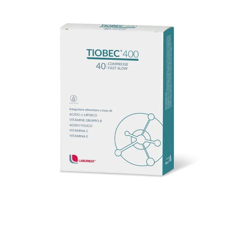 Tiobec 400 Integratore Metabolismo Energetico 40 Compresse Fast-Slow