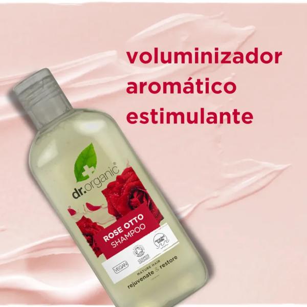 Dr. Organic Damascena Rose Shampoo 265 ml